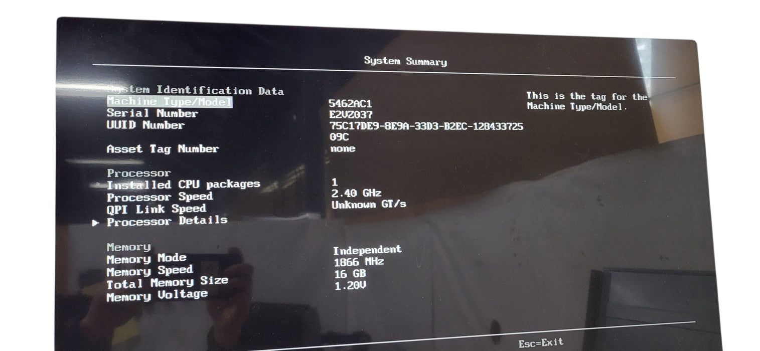 Lenovo 3650 M5 Server Xeon E5-2620 V3 CPU | 16GB DDR4 | M1215 | 2x550W| No HDD