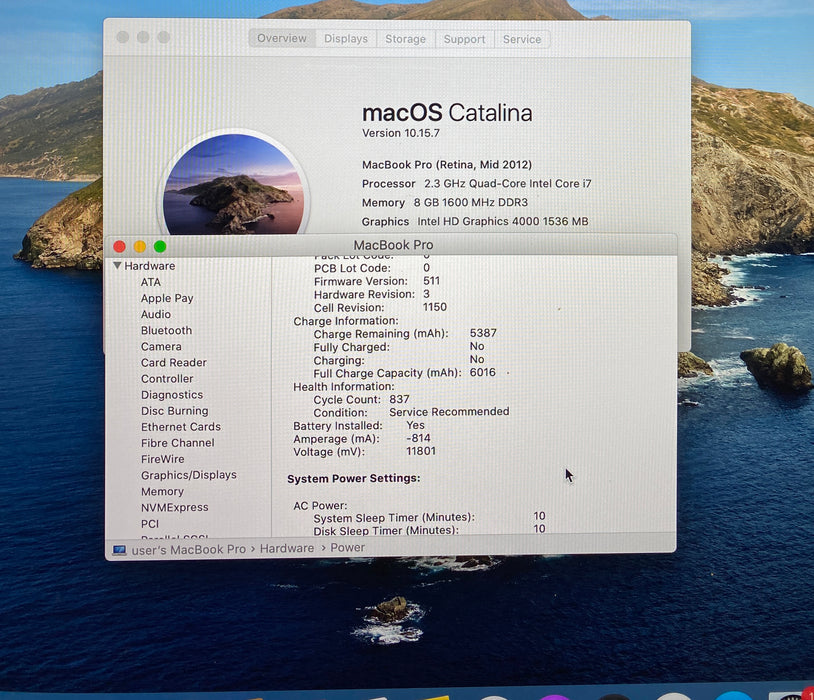 Apple MacBook Pro Retina Mid 2012 i7-3615QM GT 650M GPU 8GB RAM 256GB SSD READ!