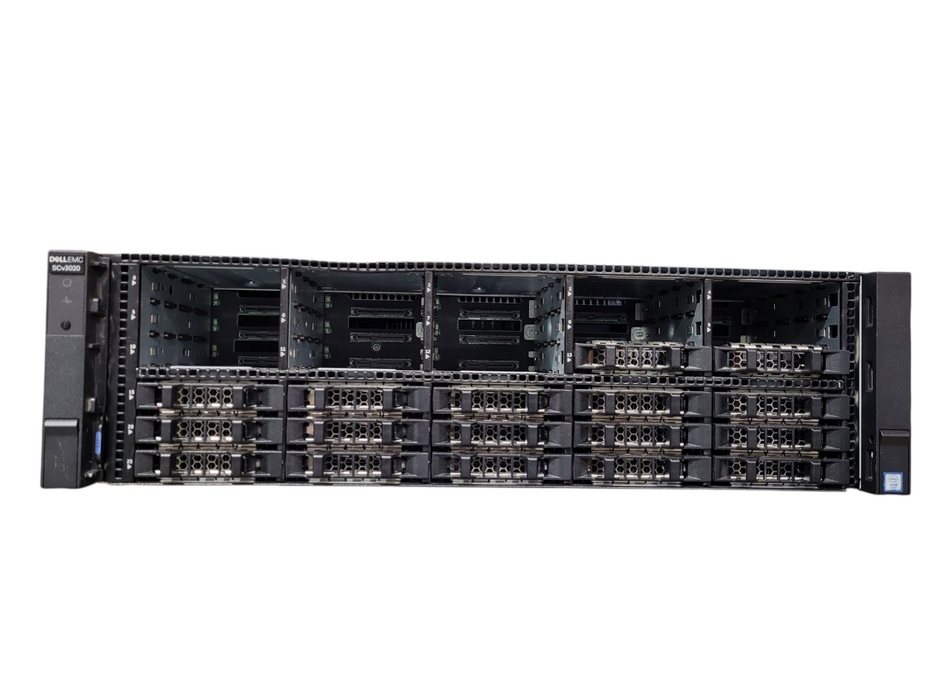 Dell EMC Storage SCv3020 Controller 30x 2.5" SAS Bays w/ 2xType-F 12G Controller
