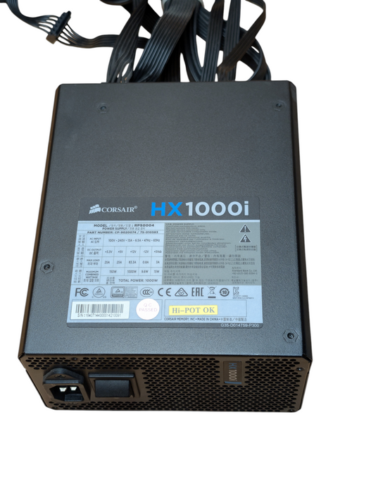Corsair HX1000i 1000W Fully Modular Computer Power Supply