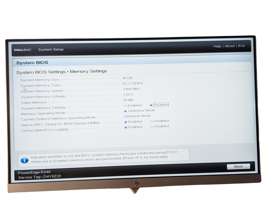 DELL PowerEdge R240 Intel Xeon E-2224 16GB RAM 2x 1TB HDD
