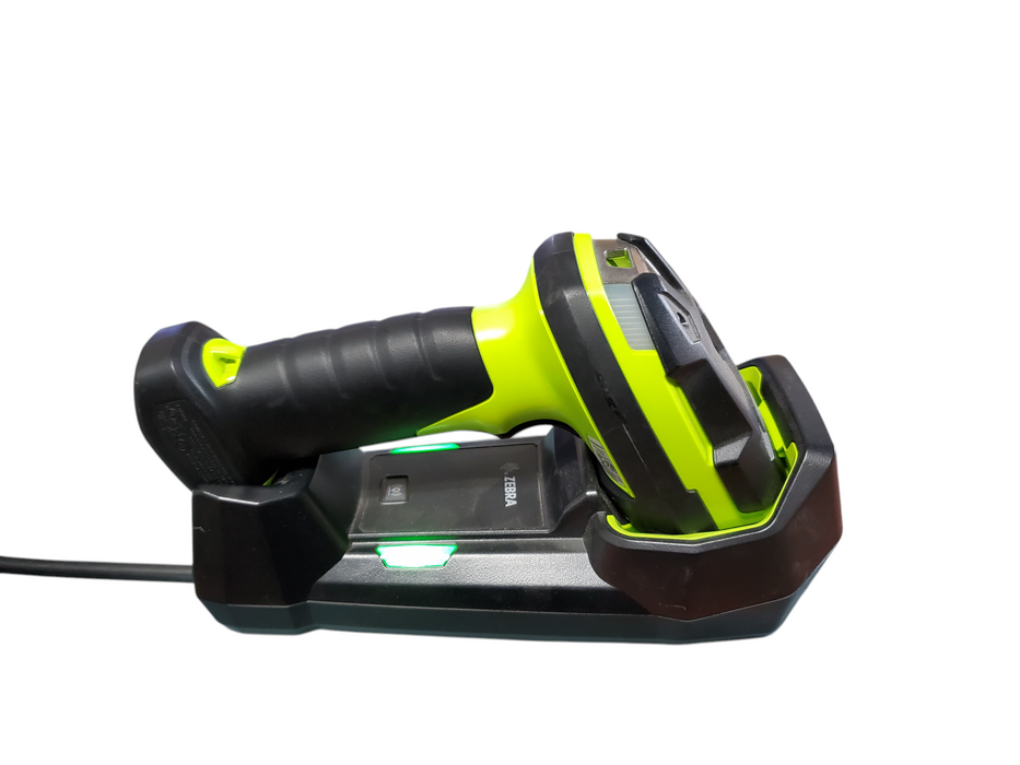 Zebra LI3678-SR0F003VZWW 1D Wireless Laser Barcode Scanner & Cradle - No Battery