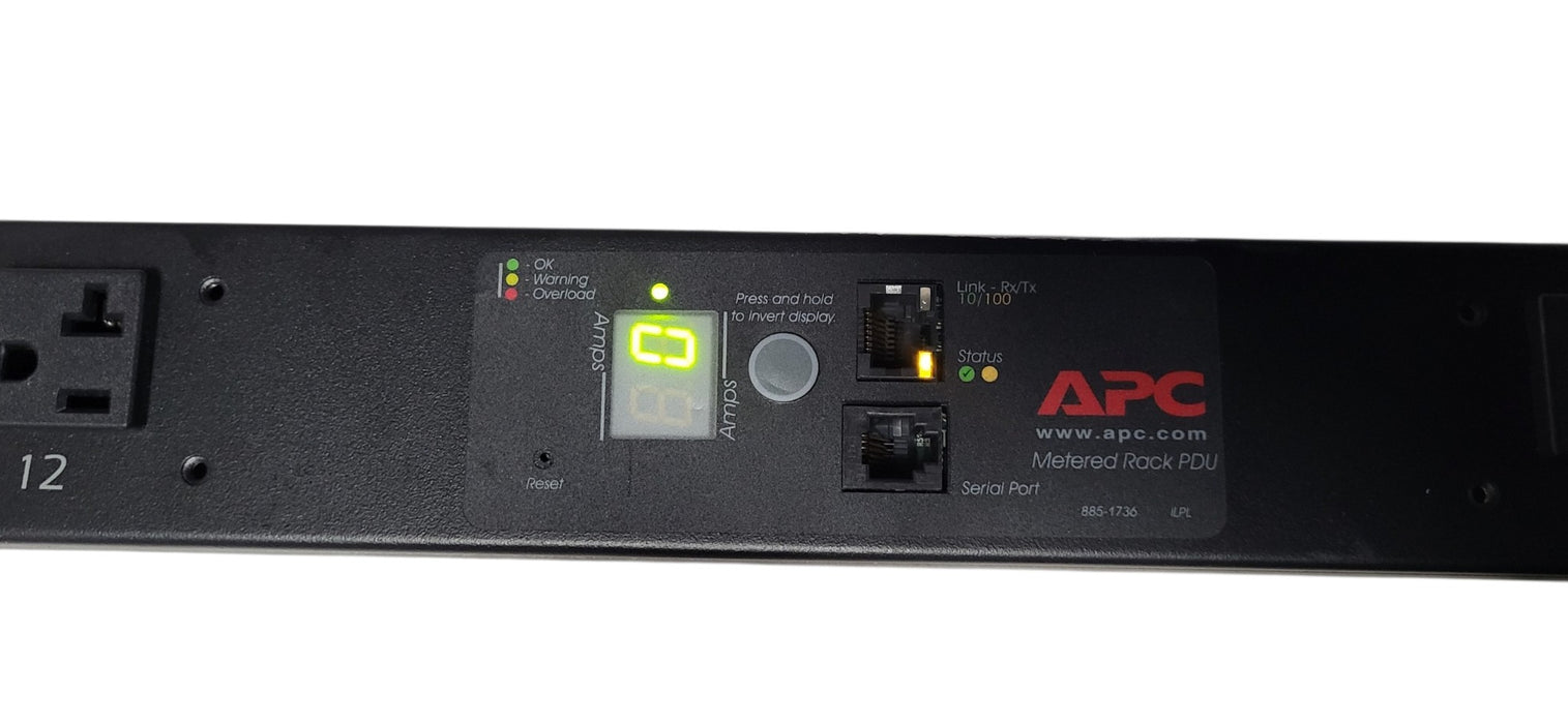 APC AP7830 Metered Rack PDU 0U 20A 120V 24x NEMA 5-20R L5-20P