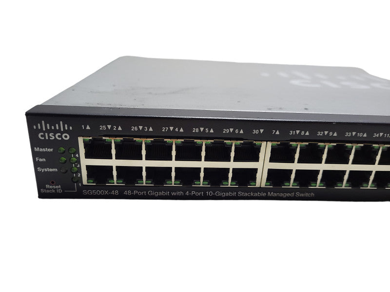 Cisco SG500X-48-K9 48-Port, 4-Port 10Gigabit Stackable Managed Switch  Q$