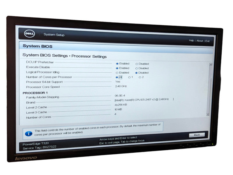 DELL PowerEdge T320 Intel Xeon E5-2407 v2 @ 2.40GHz, 64GB RAM, H310 RAID  Q-