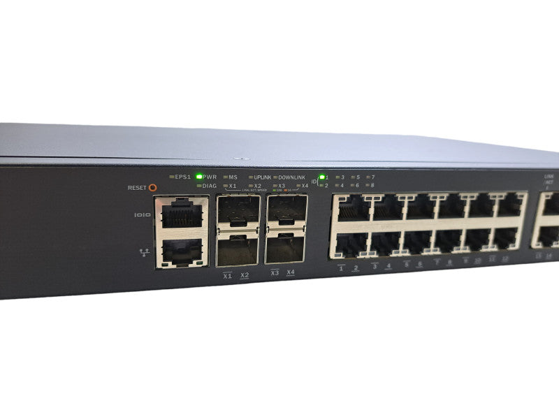 Brocade ICX 6450-24P | 24-Port Gigabit PoE+ Network Switch | 4x SFP