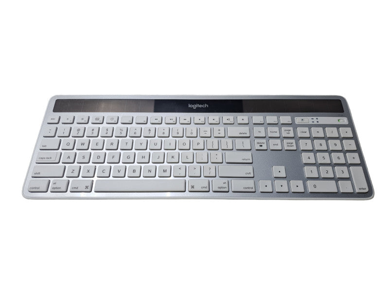 Logitech K750 Solar Wireless Silver Keyboard for Mac + Receiver