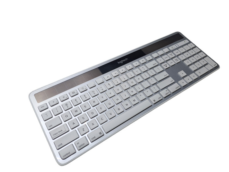 Logitech K750 Solar Wireless Silver Keyboard for Mac + Receiver