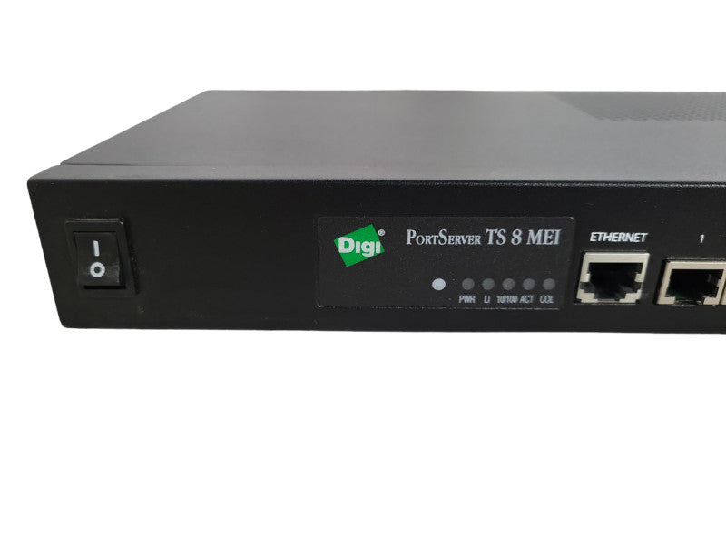 Digi PortServer TS 8 MEI 8-Port Terminal Server 50000777-02 !