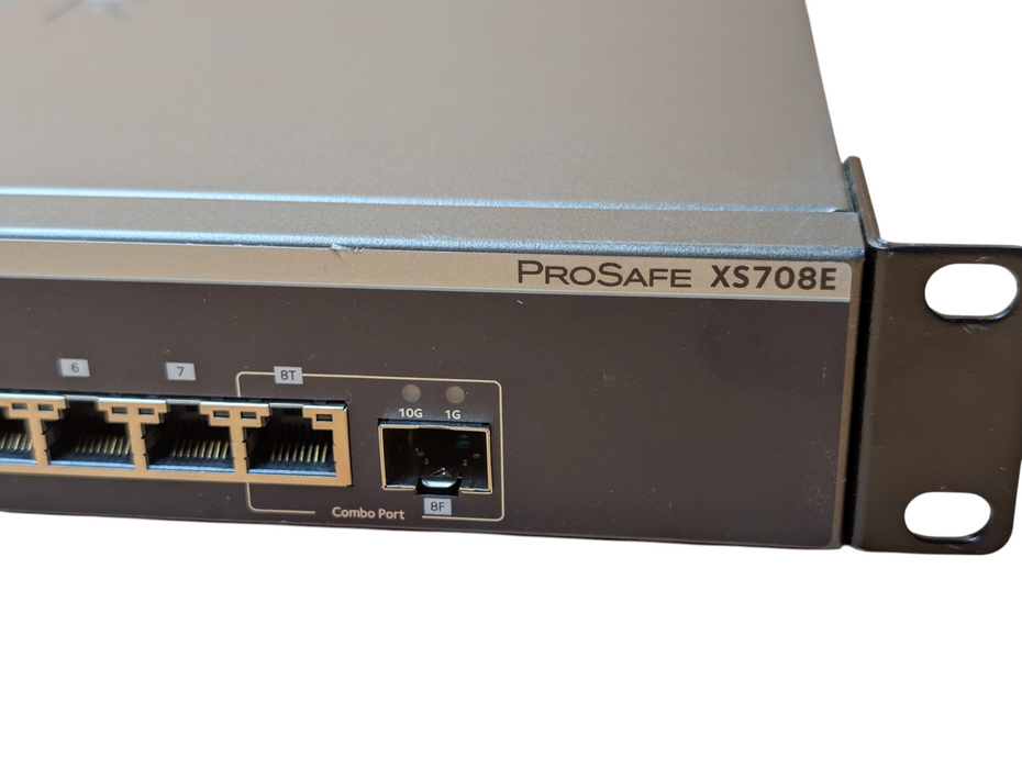 NETGEAR Prosafe Plus 10GBASE-T Switch 8-port 10Gbps RJ45 Smart Switch