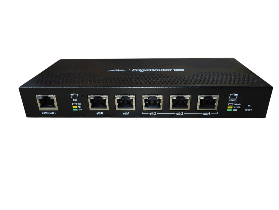 Ubiquiti EdgeRouter PoE ERPoe-5 5-Port Gigabit Router Switch No AC