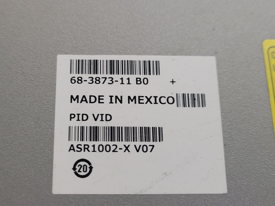 Cisco ASR1002-X ASR 1002-X Aggregation Service Router, READ