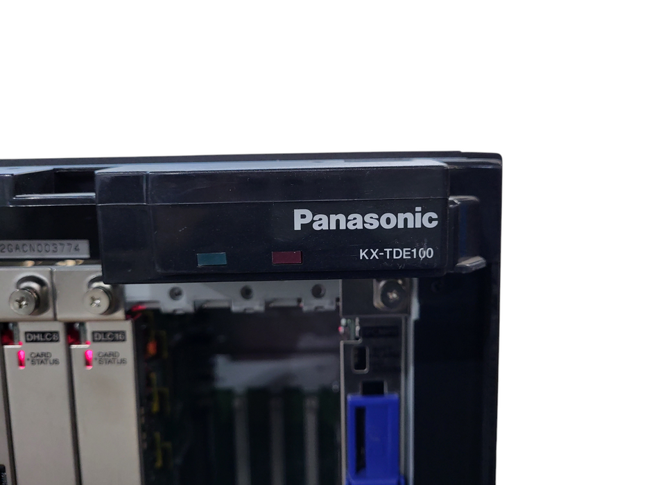 Panasonic KX-TDE100 PBX System w/ PSU-S, LCOT16, DHLC8, DCL16, IPCMPR READ