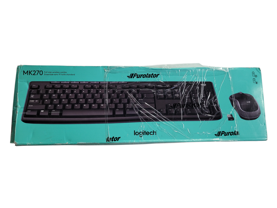Logitech MK270 Wireless Keyboard & Mouse Combo for Windows 2.4GHz Wireless Black