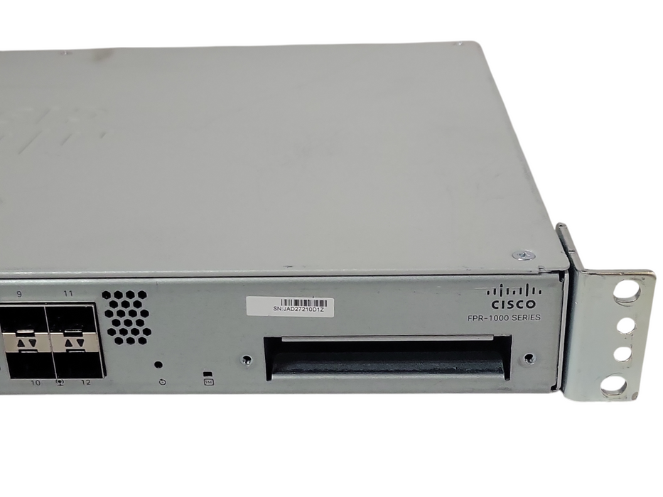 CISCO FIREPOWER FPR-1120 8-port GbE 4-port SFP FIREWALL Device, No SSD, No Tray