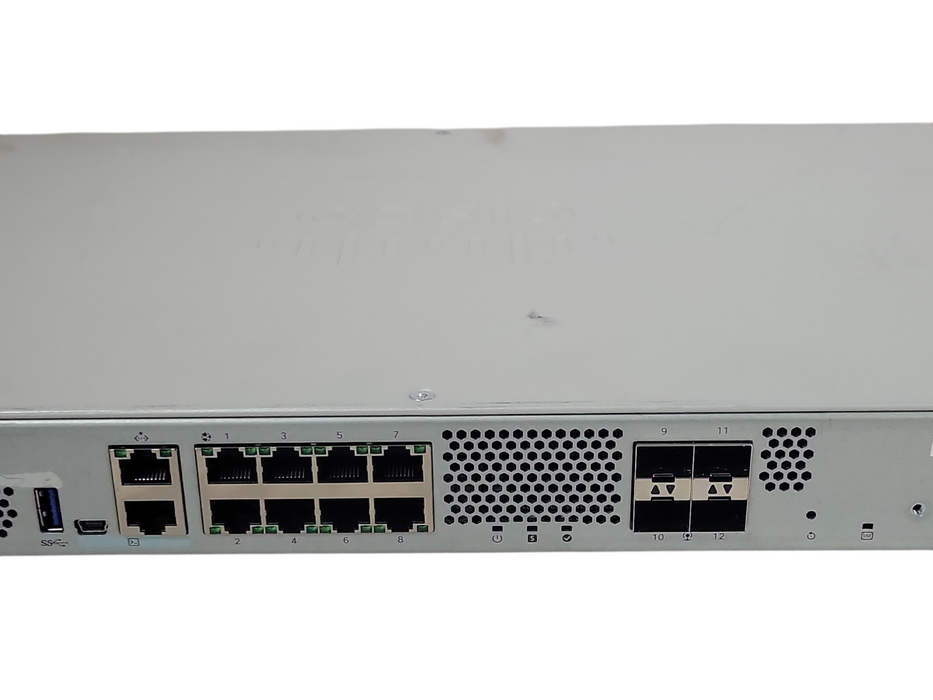 CISCO FIREPOWER FPR-1120 8-port GbE 4-port SFP FIREWALL Device, No SSD, No Tray
