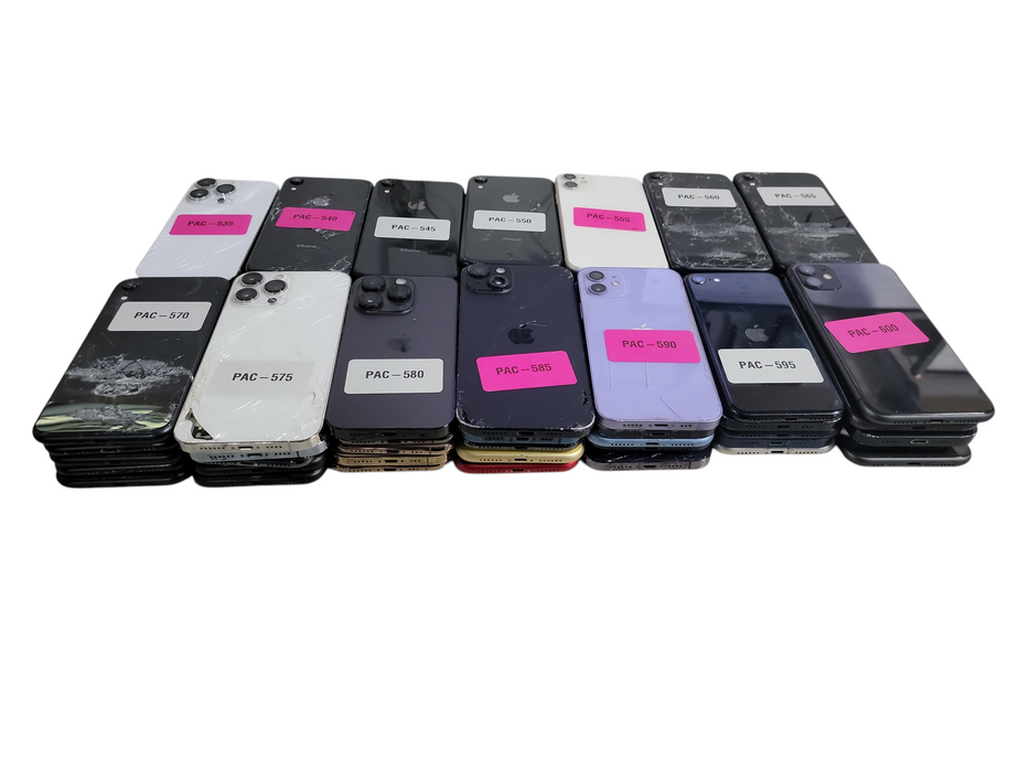 Lot of 70x Apple iPhone's [A19xx - A30xx | B/C Condition][PAC-13]