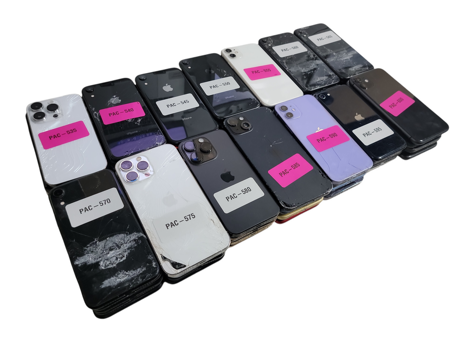 Lot of 70x Apple iPhone's [A19xx - A30xx | B/C Condition][PAC-13]