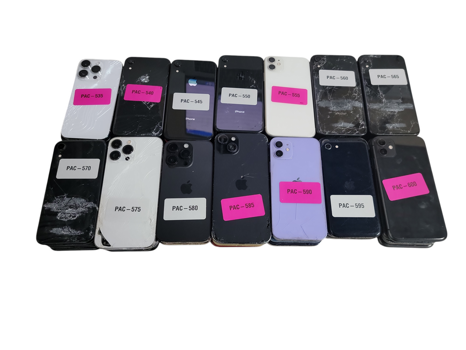 Lot of 70x Apple iPhone's [A19xx - A30xx | B/C Condition][PAC-13]