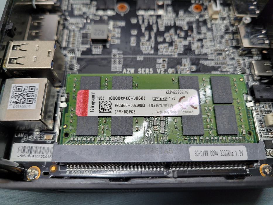 Beelink SER5 Pro-E | AMD Ryzen 7-5700U 16GB RAM 256GB NVME Windows 11 NO AC/PSU