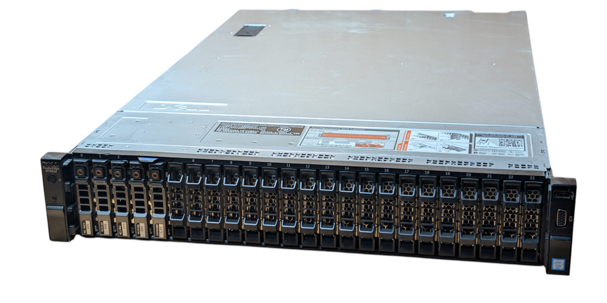 DELL PowerEdge R730xd 2x Intel Xeon E5-2630 v3 128GB RAM 5x 1.8TB