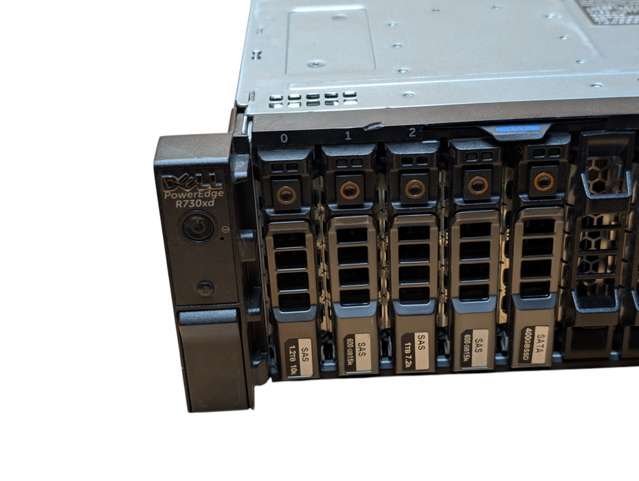 DELL PowerEdge R730xd 2x Intel Xeon E5-2630 v3 128GB RAM 5x 1.8TB HDD