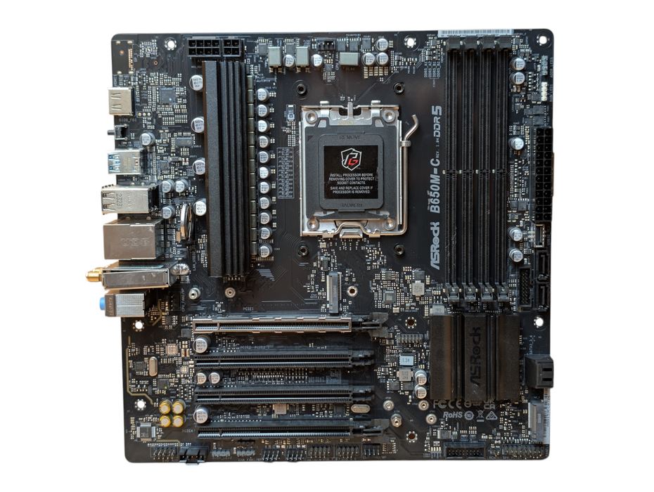 ASRock B650M-C DDR5 AMD AM5 Motherboard Please READ