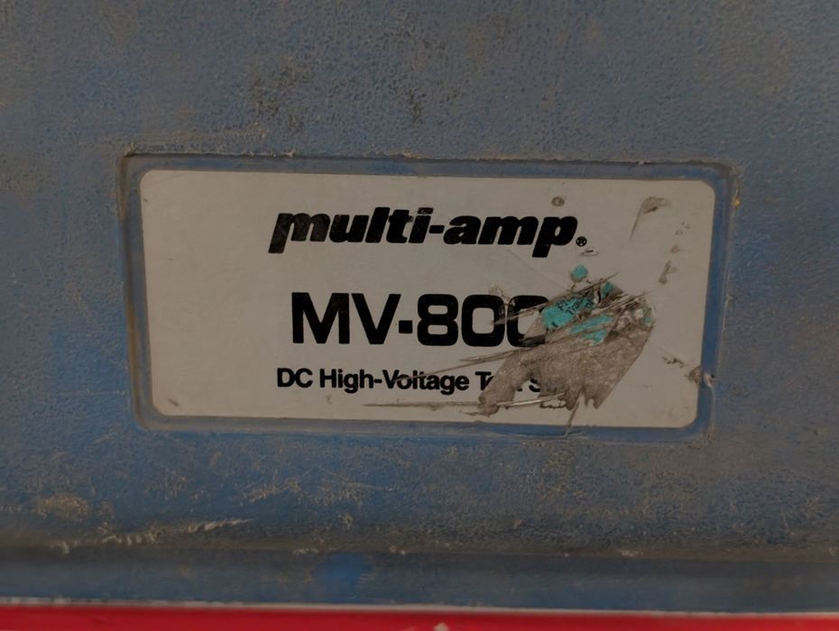 Multi-Amp MV-800 High-Voltage Test Set PLEASE READ