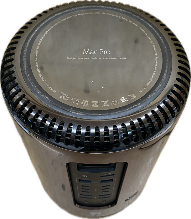 Apple Mac Pro Late 2013 XEON E5-1680v2 AMD FirePro D500 3GB GPU 64GB RAM 1TB SSD
