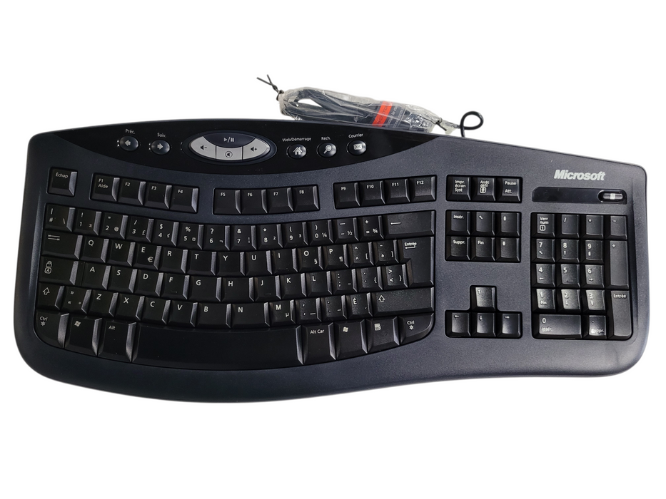 Microsoft Comfort Curve USB Wired Keyboard 2000 French