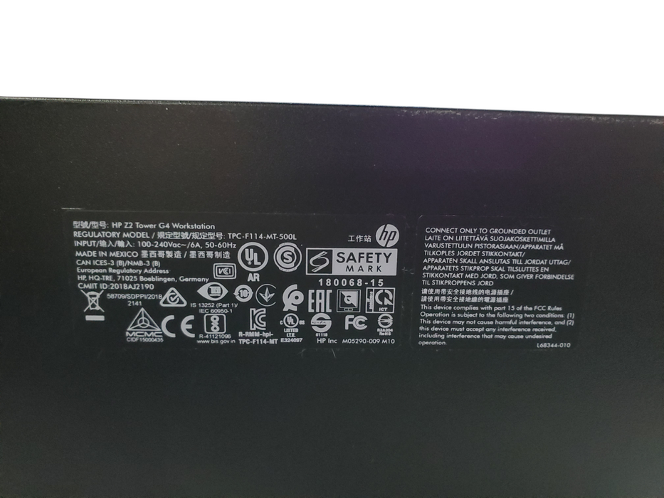 HP Z2 Tower G4 Workstation - Intel Xeon E-2244G, 16GB DDR4, 256GB NVMe