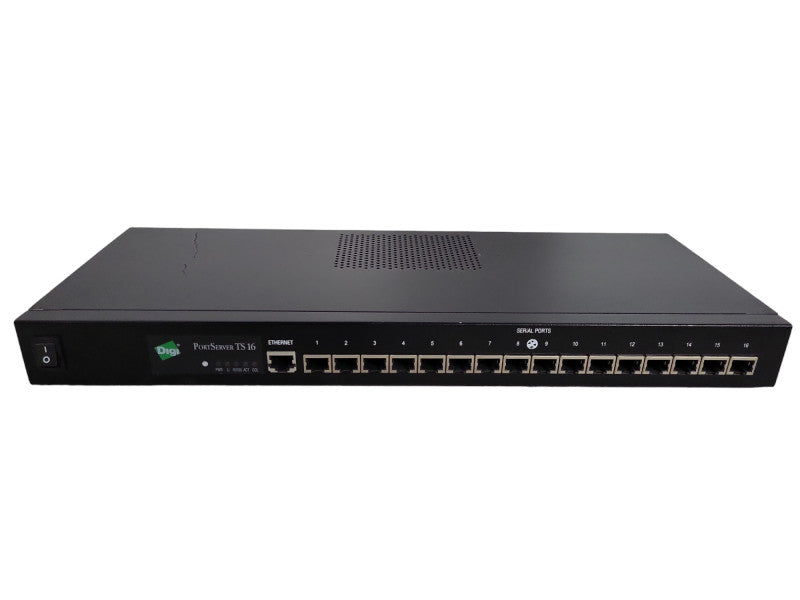 Digi PortServer TS 16 Rack AC Terminal Server 50000854-01 !