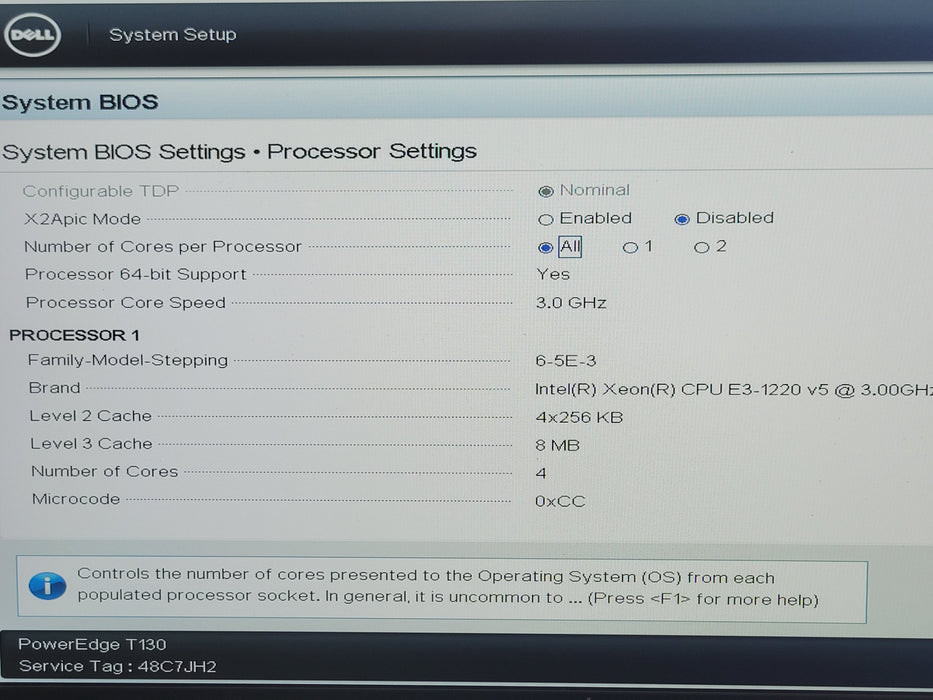 Dell PowerEdge T130, Xeon E3-1220 v5 3.00GHz, 16GB DDR4, PERC H330, 290W PSU