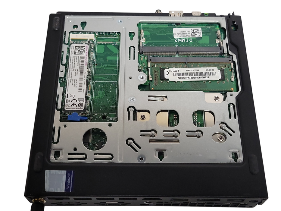 Lenovo ThinkCentre M80q Mini PC, Core I5 10500T 2.30GHz 8GB 256GB NVME, Wi-Fi