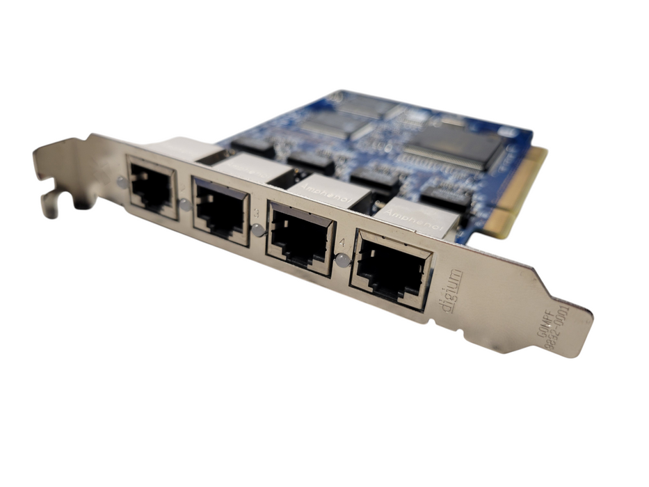 Digium B410P Quad BRI ISDN PCI Card 4-Port S/T Asterisk PBX w/ Echo Cancel