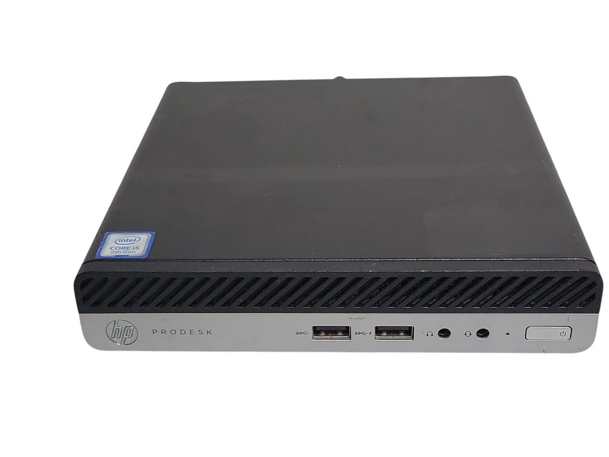 HP ProDesk 400 G5 Mini PC, Core i5-9500T 2.20GHz, 8GB DDR4, 256GB