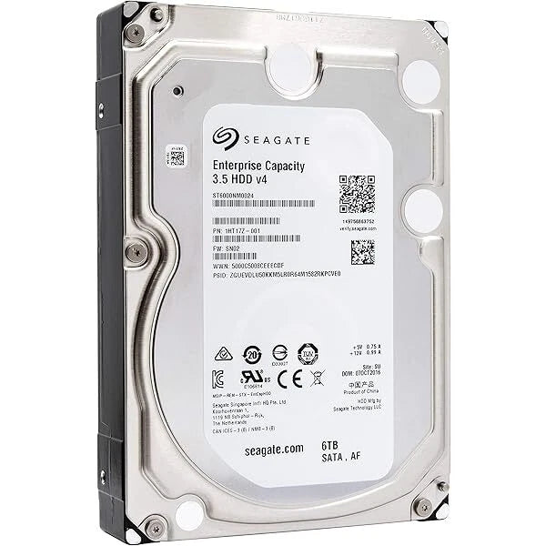 Seagate 6TB 3.5" 7.2K RPM 6Gb/s SAS Enterprise Server Hard Drive - ST6000NM0034