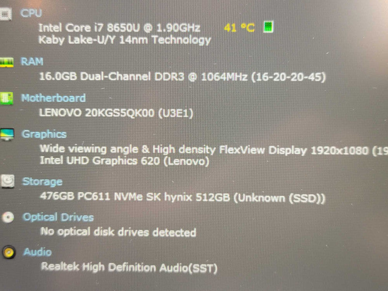 Lenovo ThinkPad X1 Carbon 6th Gen| i7-8650U| 16GB DDR3| 512GB SSD  BIOS LOCKE Î² BudLap