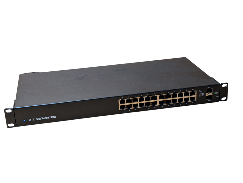 Ubiquiti EdgeSwitch 24 LITE ES-24-Lite 24 Port Gigabit Network Switch 2x SFP