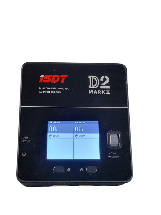 ISDT lipo Battery Charger D2 MK2 with AC 2x200W Dual Output Mode