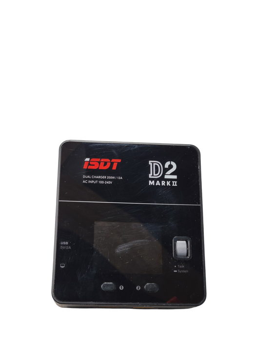 ISDT lipo Battery Charger D2 MK2 with AC 2x200W Dual Output Mode