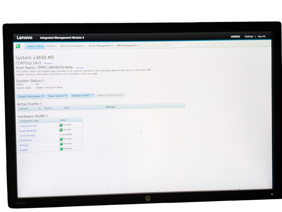 Lenovo System x3650 M5 E5-2650 v4 128GB RAM 2U Server