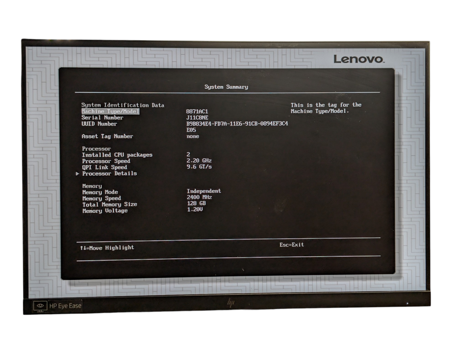 Lenovo System x3650 M5 E5-2650 v4 128GB RAM 2U Server
