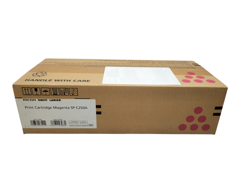 GENUINE RICOH SAVIN LANIER MAGENTA PRINT CARTRIDGE - SP C250A