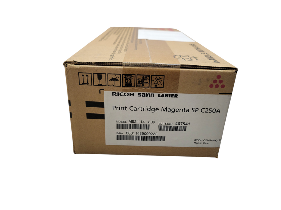 GENUINE RICOH SAVIN LANIER MAGENTA PRINT CARTRIDGE - SP C250A