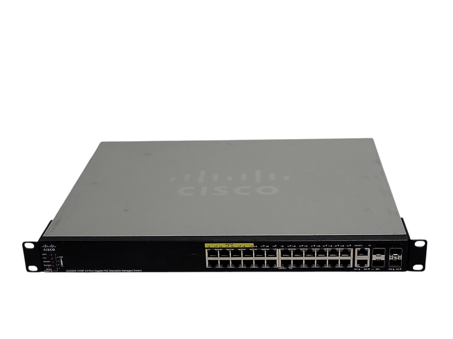Cisco SG550X-24MP 24-Port Gigabit PoE Stackable Managed Switch SG550X-24MP-K9