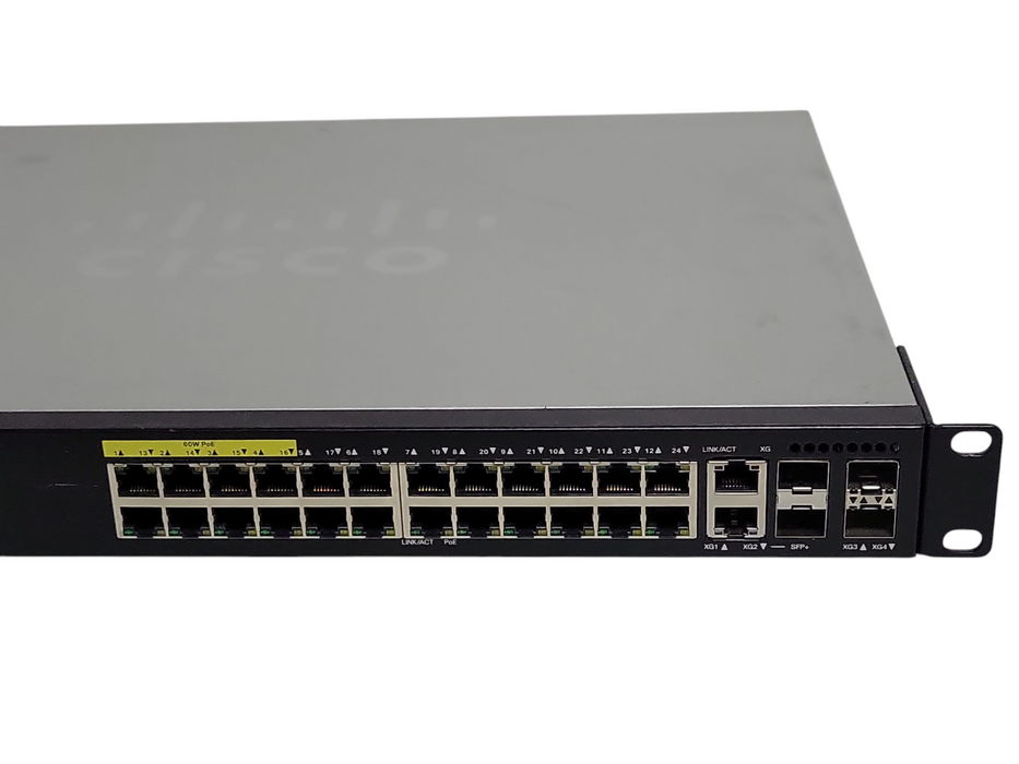 Cisco SG550X-24MP 24-Port Gigabit PoE Stackable Managed Switch SG550X-24MP-K9