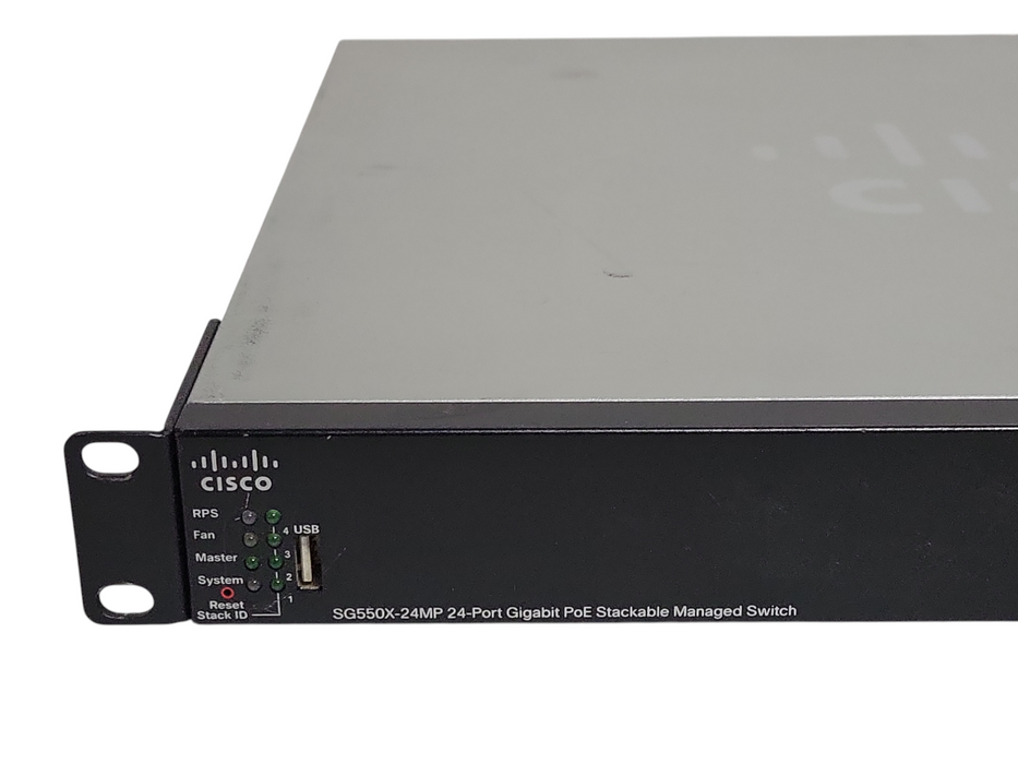 Cisco SG550X-24MP 24-Port Gigabit PoE Stackable Managed Switch SG550X-24MP-K9