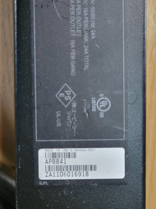 APC AP8841 Rack PDU 200-240V, C13, C19 Outlets