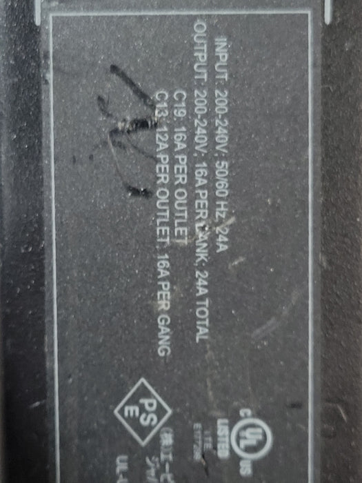APC AP8841 Rack PDU 200-240V, C13, C19 Outlets